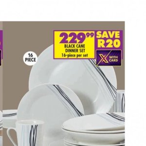 Dinner set at Shoprite