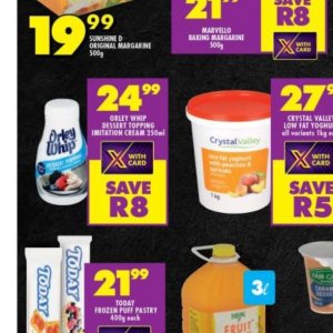 Dessert at Shoprite