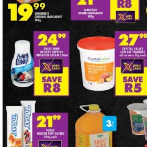 Cream at Shoprite