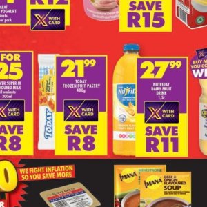 Puff pastry at Shoprite