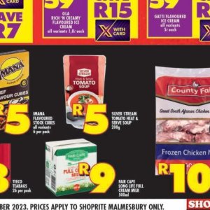 Soup at Shoprite
