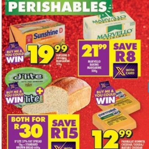 Margarine at Shoprite