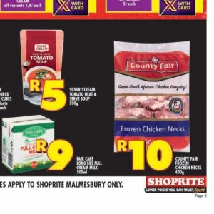 Soup at Shoprite