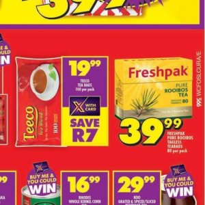 Tea at Shoprite