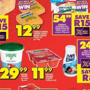 Cheese at Shoprite