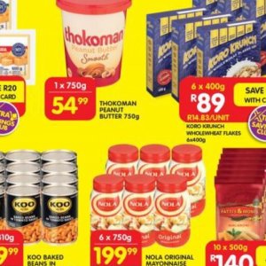 Peanut butter at Shoprite