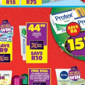 Toothpaste at Shoprite