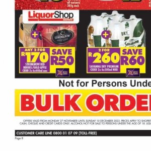 Cider at Shoprite
