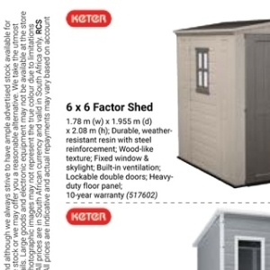 Resin at Builders Warehouse