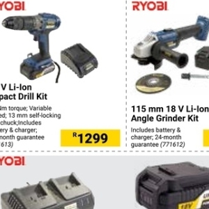 Grinder at Builders Warehouse