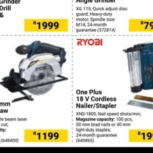 Stapler at Builders Warehouse