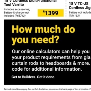 Curtain at Builders Warehouse