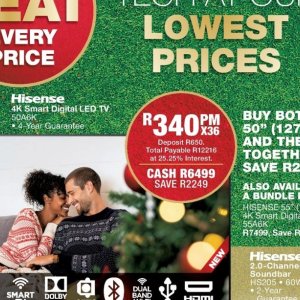 TV set at OK Furniture