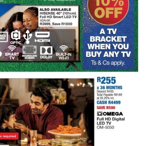 TV set at OK Furniture