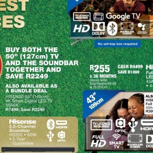 TV set SoundBar at OK Furniture