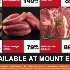 Beef at Check Star
