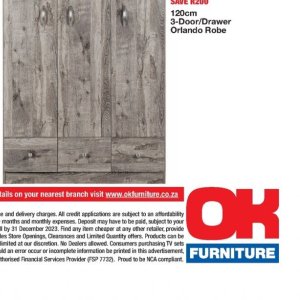 TV set at OK Furniture
