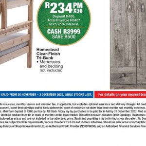 Bed at OK Furniture