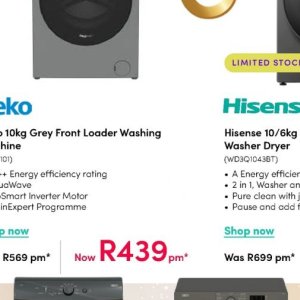 Washing machine at Teljoy