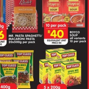 Soup at Shoprite