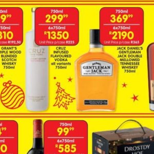 Vodka at Shoprite