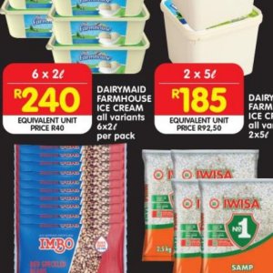 Ice cream at Shoprite