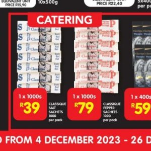 Salt at Shoprite