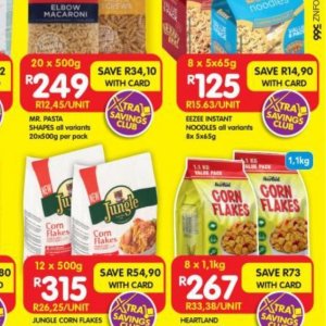 Noodles at Shoprite