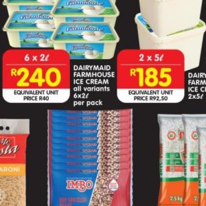 Ice cream at Shoprite