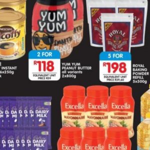 Peanut butter at Shoprite