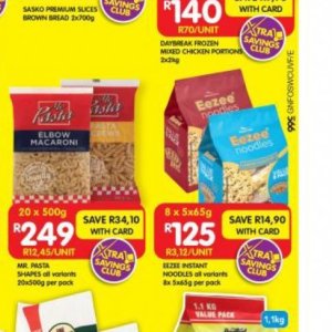 Noodles at Shoprite