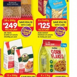 Noodles at Shoprite
