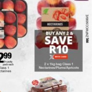 Apricots at Checkers