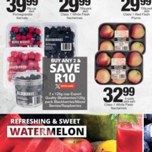 Raspberries at Checkers