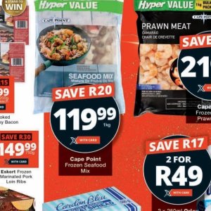 Seafood at Checkers Hyper