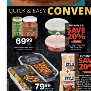 Pesto at Checkers