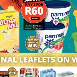 Yoghurt at Checkers