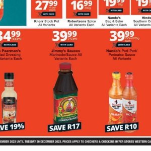Marinade at Checkers