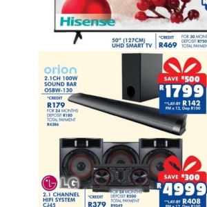Sound bar at Russells