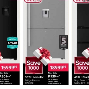 Refrigerator at Bradlows/Morkels