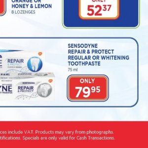 Toothpaste at Link Pharmacy