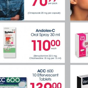 Oral spray at Clicks