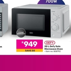 Microwave oven at Game