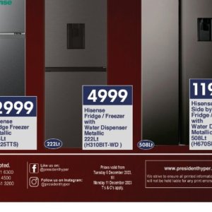Refrigerator at President Hyper
