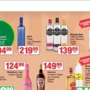 Vodka at Spar