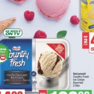 Ice cream at Spar