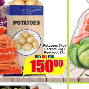 Carrots at Three Star Cash and Carry