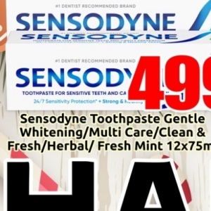 Toothpaste at Three Star Cash and Carry