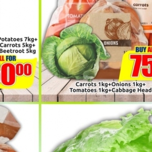 Carrots at Three Star Cash and Carry