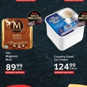 Ice cream at Oxford freshmarket